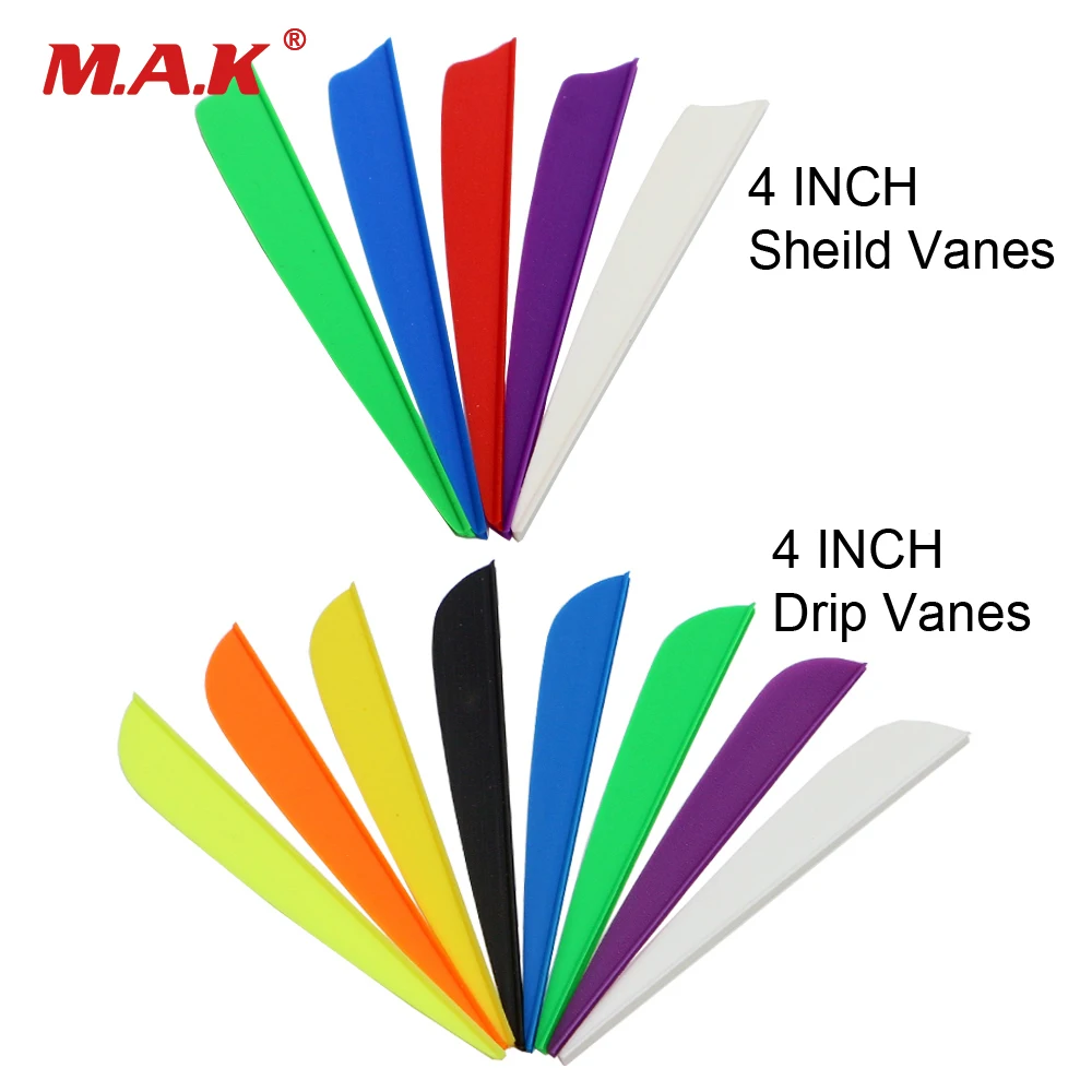 60 pcs 4 Inches Plastic Arrow Vanes Sheild/Drip Feather DIY Arrow Accessory for Outdoor Archery Hunting Shooting
60 pcs 4 Inches Plastic Arrow Vanes Sheild/Drip Feather DIY Arrow Accessory for Outdoor Archery Hunting Shooting