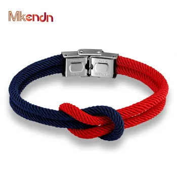 MKENDN Hot Sale Men Women Macaron color Infinity Knot Leather Stainless Steel Buckle Friendship Jewelry Pulseras Summer Style
MKENDN Hot Sale Men Women Macaron color Infinity Knot Leather Stainless Steel Buckle Friendship Jewelry Pulseras Summer Style