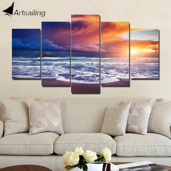 ArtSailing HD print 5 piece canvas art Sea Sunset Cloud canvas print home decoration pictures Posters for living room PC-8414C
ArtSailing HD print 5 piece canvas art Sea Sunset Cloud canvas print home decoration pictures Posters for living room PC-8414C
