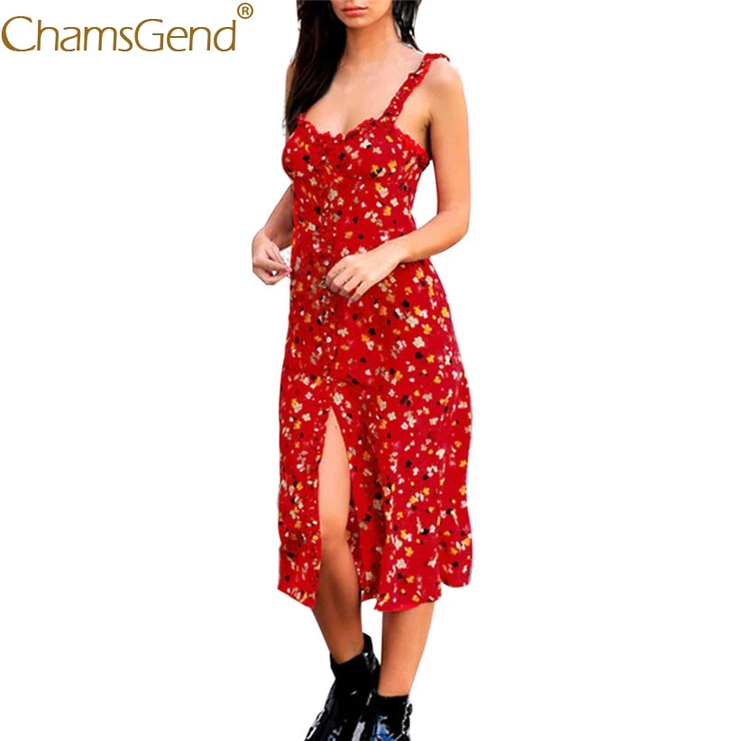 Free Shipping Women Sexy Floral Print Strappy Red Long Dress Single Breasted Summer Beach Holiday Dresses 80514 Drop Shipping
Free Shipping Women Sexy Floral Print Strappy Red Long Dress Single Breasted Summer Beach Holiday Dresses 80514 Drop Shipping