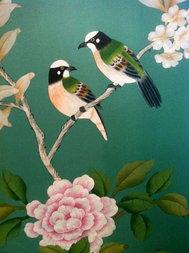 Classic style elegant Hand-painted silk wallpaper painting plants with flowers many patterns and background optional
Classic style elegant Hand-painted silk wallpaper painting plants with flowers many patterns and background optional