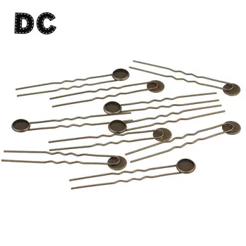10pcs Antique Bronze Copper U Hair Pins Hair Clips Hairpin Base Setting 12mm 16mm 18mm Cabochon Cameo DIY Headwear Findings
10pcs Antique Bronze Copper U Hair Pins Hair Clips Hairpin Base Setting 12mm 16mm 18mm Cabochon Cameo DIY Headwear Findings