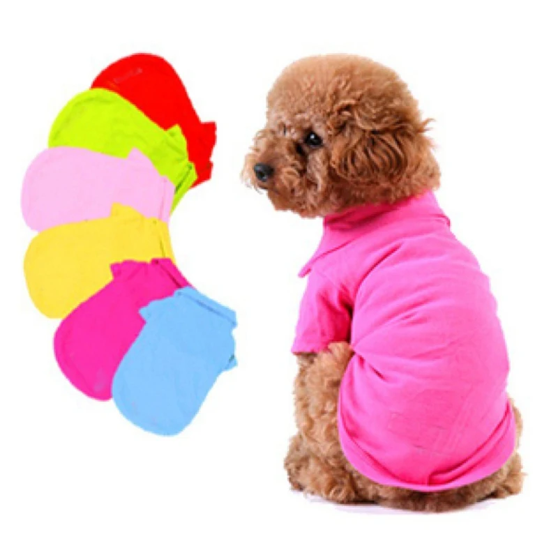 Feitong Saild Pet Dog T Shirt Puppy Cat Clothes Button Turn Down Collar Jacket For Small Dog Spring Summer Clothes Top Vest
Feitong Saild Pet Dog T Shirt Puppy Cat Clothes Button Turn Down Collar Jacket For Small Dog Spring Summer Clothes Top Vest
