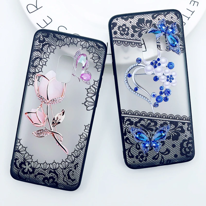 3D Diamond Phone Case For Samsung Galaxy A6 2018 A8 S8 S9 Plus S7 Edge J3 J5 J7 2017 Note 9 Sexy Lace Flower Clear PC Back Cover
3D Diamond Phone Case For Samsung Galaxy A6 2018 A8 S8 S9 Plus S7 Edge J3 J5 J7 2017 Note 9 Sexy Lace Flower Clear PC Back Cover