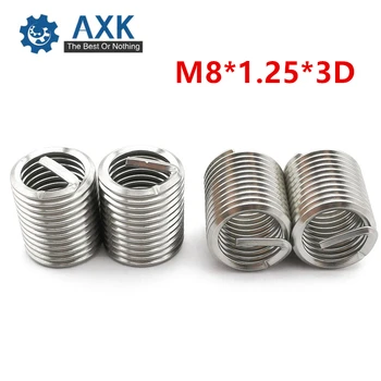 50pcs M8*1.25*3D Wire Thread Insert Stainless Steel 304 Wire Screw Sleeve M8 Screw Bushing Helicoil Wire Thread Repair Inserts
50pcs M8*1.25*3D Wire Thread Insert Stainless Steel 304 Wire Screw Sleeve M8 Screw Bushing Helicoil Wire Thread Repair Inserts