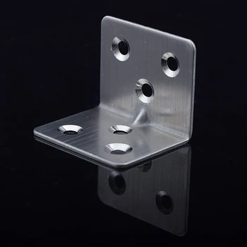 DHL free shipping Stainless Steel Furniture Corner Bracket 100pcs/lot steel angle furniture corner