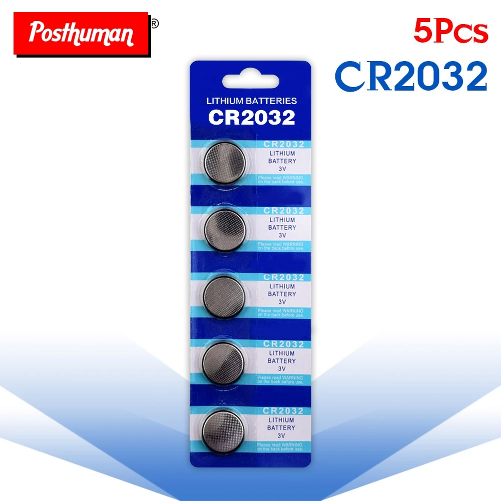 POSTHUMAN Hot 5Pcs cr2032 CR 2032 3V Lithium Coin Cells Button Battery 5004LC ECR2032 CR2032 DL2032 KCR2032 3v lithium battery
POSTHUMAN Hot 5Pcs cr2032 CR 2032 3V Lithium Coin Cells Button Battery 5004LC ECR2032 CR2032 DL2032 KCR2032 3v lithium battery
