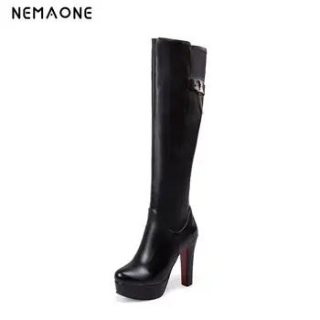 NEMAONE New Women Boots 2019 Spring Autumn Fashion Ladies Sexy Knee High Boots Quality PU High Heels Women Shoes
NEMAONE New Women Boots 2019 Spring Autumn Fashion Ladies Sexy Knee High Boots Quality PU High Heels Women Shoes