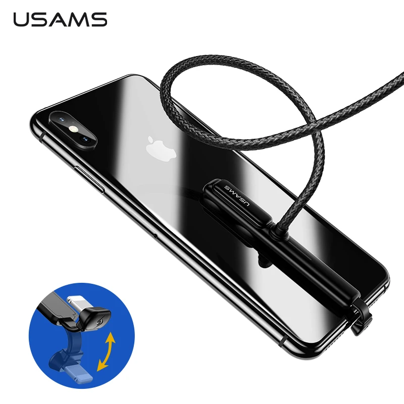 USAMS Game USB Cable for iPhone 5V/2A Adjustable Sucker bending cables for iphone cable Data sync Mobile Phone cables
USAMS Game USB Cable for iPhone 5V/2A Adjustable Sucker bending cables for iphone cable Data sync Mobile Phone cables