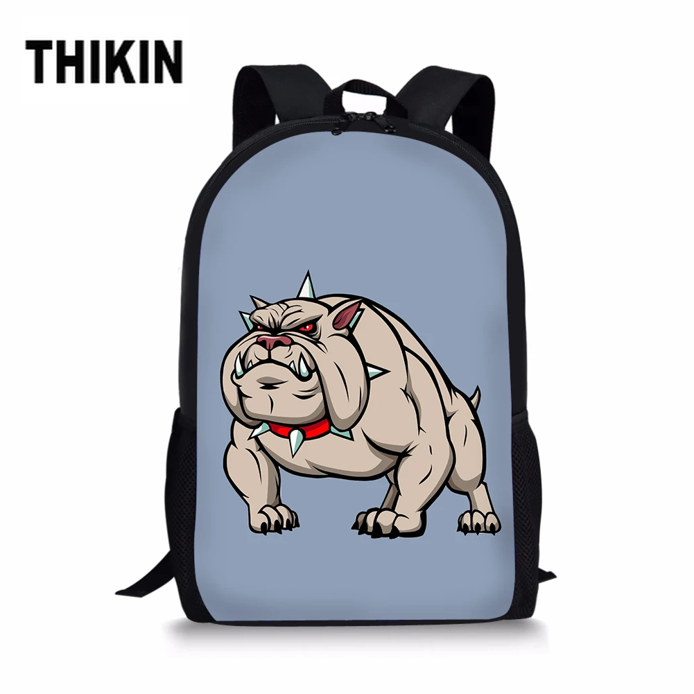 THIKIN Cute Cartoon Bulldog Printing Backpack for Kids Children School Bags Funny Puppy Pattern Polyester Student Bagpacks
THIKIN Cute Cartoon Bulldog Printing Backpack for Kids Children School Bags Funny Puppy Pattern Polyester Student Bagpacks