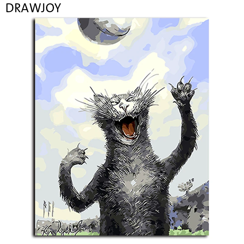 Lovely Cat Frameless Pictures Painting By Numbers DIY Digital Oil Painting On Canvas Home Decoration Wall Art GX8769 40*50cm
Lovely Cat Frameless Pictures Painting By Numbers DIY Digital Oil Painting On Canvas Home Decoration Wall Art GX8769 40*50cm