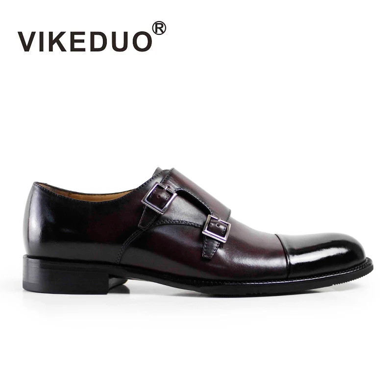Vikeduo 2019 Genuine Leather Dress Shoes Men's Classic Monk Strap Shoe Male Footwear Wedding Office Patina Zapatos de Hombre
Vikeduo 2019 Genuine Leather Dress Shoes Men's Classic Monk Strap Shoe Male Footwear Wedding Office Patina Zapatos de Hombre