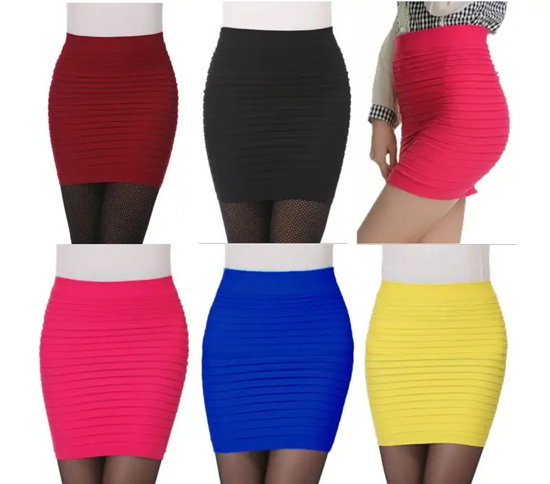 Юбка из полосок 