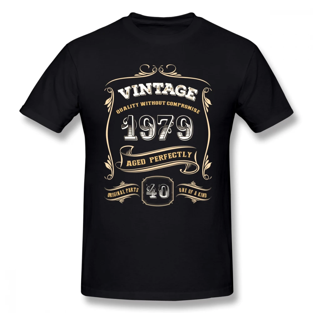 40th Birthday Gift Gold Vintage 1979 Aged Perfectly Men T Shirt Fashion Camiseta 4XL 5XL 6XL Cotton Short Sleeve T-shirt Men
40th Birthday Gift Gold Vintage 1979 Aged Perfectly Men T Shirt Fashion Camiseta 4XL 5XL 6XL Cotton Short Sleeve T-shirt Men