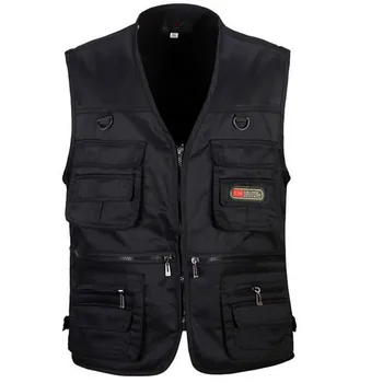 Quick-dry Polyester Men's Multi Pocket Zip Hunting Fishing Vest Travel Outdoor Vest Black XXXL
Quick-dry Polyester Men's Multi Pocket Zip Hunting Fishing Vest Travel Outdoor Vest Black XXXL