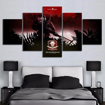 5 Piece CS Shooting Game Counter Striker Blood Hound Poster Sniper Solider Pictures Canvas Paintings for Home Decor Wall Art
5 Piece CS Shooting Game Counter Striker Blood Hound Poster Sniper Solider Pictures Canvas Paintings for Home Decor Wall Art