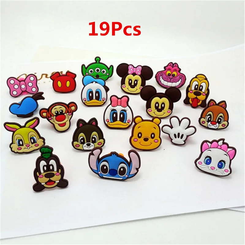 19pcs Classic Cartoon Mickey Minnie Rabbit Lovely Soft Deco Accessories Flat PVC DIY Gadgets Fit Bracelets,Shoe Charms Buttons
19pcs Classic Cartoon Mickey Minnie Rabbit Lovely Soft Deco Accessories Flat PVC DIY Gadgets Fit Bracelets,Shoe Charms Buttons