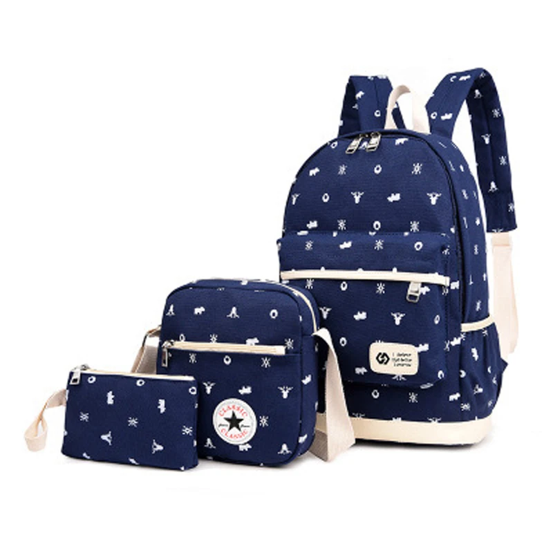 Women Canvas 4Pcs/set School Backpacks College Schoolbag Fashion Plecak for Teenager Girl And Boys Rucksack Moclila Shoulder Bag
Women Canvas 4Pcs/set School Backpacks College Schoolbag Fashion Plecak for Teenager Girl And Boys Rucksack Moclila Shoulder Bag