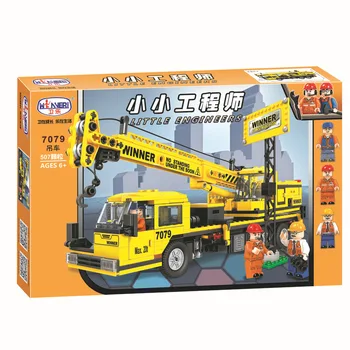 7079 507pcs Construction Team Crane Building Blocks Bricks DIY Model Educational Christmas City Kids Toys For Children
7079 507pcs Construction Team Crane Building Blocks Bricks DIY Model Educational Christmas City Kids Toys For Children