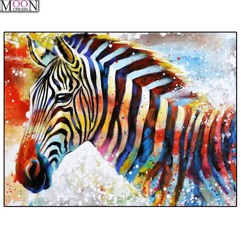 MOONCRESIN DIY Diamond Embroidery Colorful Stripe Zebra Painting Cross Stitch Full Square Drill Rhinestone Mosaic Decoration Kit
MOONCRESIN DIY Diamond Embroidery Colorful Stripe Zebra Painting Cross Stitch Full Square Drill Rhinestone Mosaic Decoration Kit