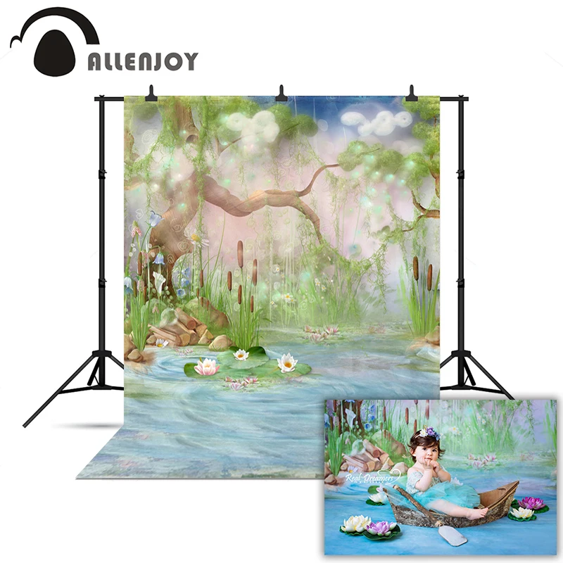 Allenjoy Photo background Tree River lotus firefly children Wonderland Photophone christmas photo backdrop new Year
Allenjoy Photo background Tree River lotus firefly children Wonderland Photophone christmas photo backdrop new Year