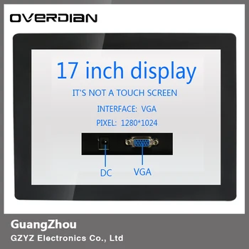 17inch/17" VGA Connector Iron Shell LCD Monitor/Display Non-touch Screen 1280*1024 Resolution4:3 Buckle Installation
17inch/17" VGA Connector Iron Shell LCD Monitor/Display Non-touch Screen 1280*1024 Resolution4:3 Buckle Installation
