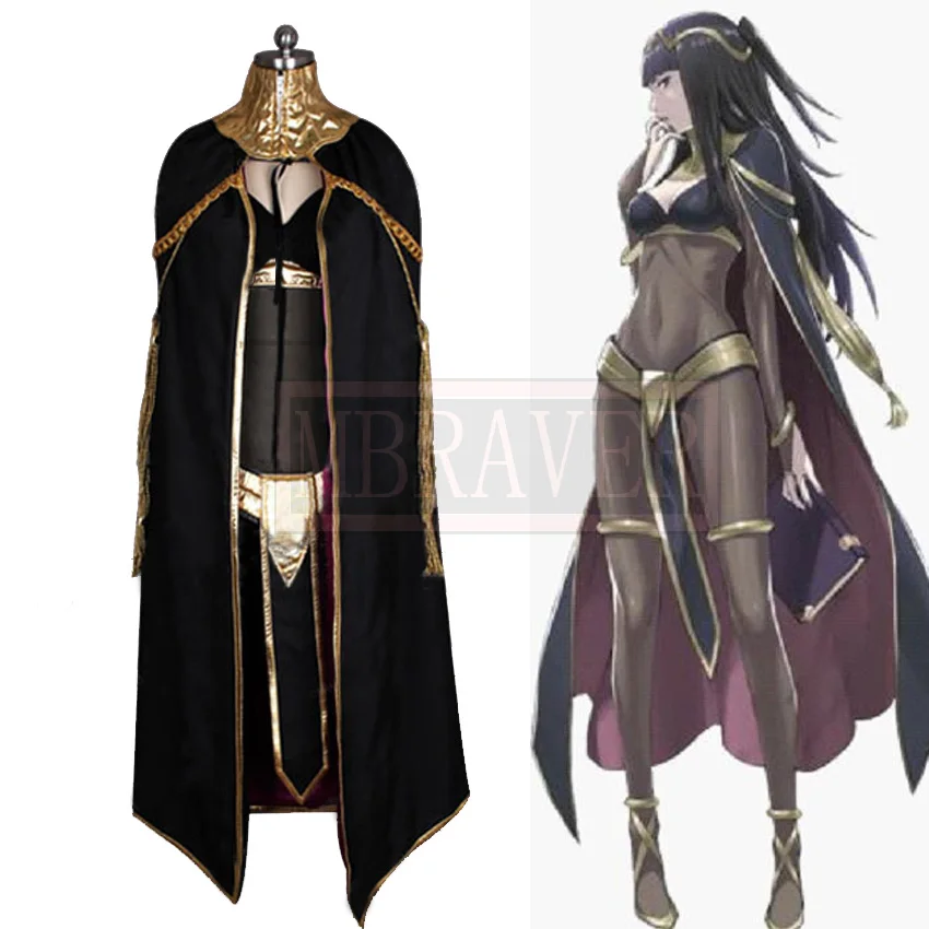 

Fire Emblem Awakening Tharja Mage Cosplay Costume Black version Tailor Made Any Size