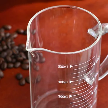 350ML/500ML Glass coffee Heat-resistant Measuring Cup with Measurements Line Measuring Cup for Kitchen Tool Option
350ML/500ML Glass coffee Heat-resistant Measuring Cup with Measurements Line Measuring Cup for Kitchen Tool Option