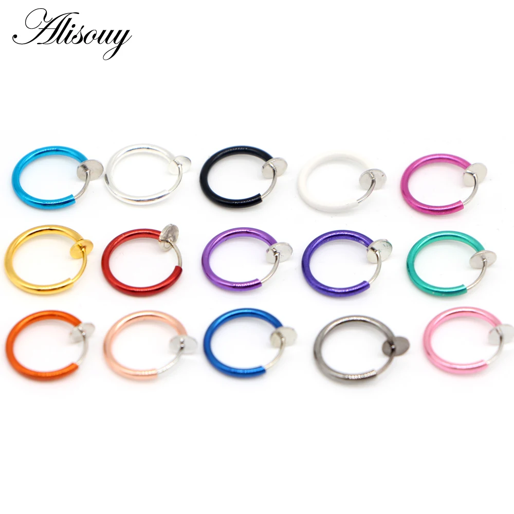 Alisouy 2 Piece Fake Nose Ring Goth Punk Lip Ear Nose Clip On Fake Septum Piercing Nose Ring Hoop Lip Hoop Rings Earrings
Alisouy 2 Piece Fake Nose Ring Goth Punk Lip Ear Nose Clip On Fake Septum Piercing Nose Ring Hoop Lip Hoop Rings Earrings