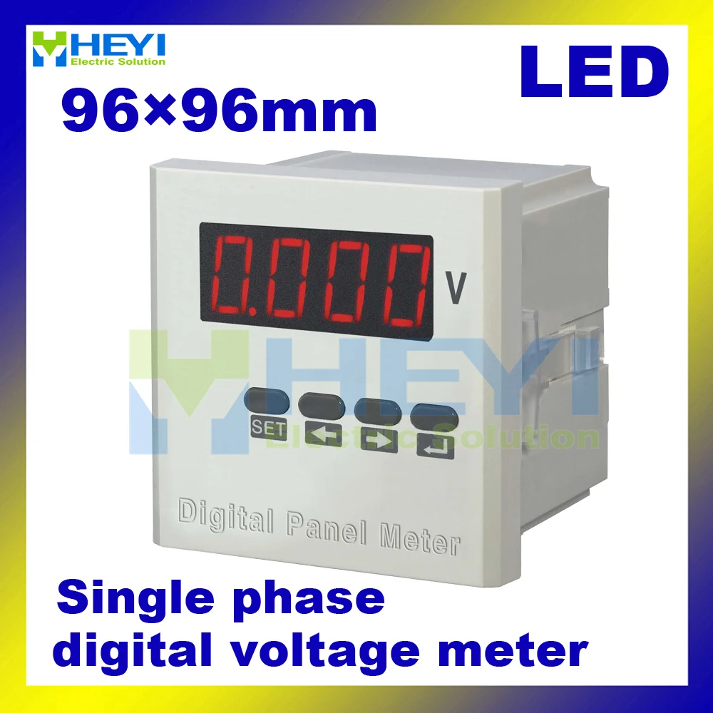 96*96mm LED Single phase mini digital meters HY-AV voltmeter Class 0.5 Ac/Dc digital voltmeter
96*96mm LED Single phase mini digital meters HY-AV voltmeter Class 0.5 Ac/Dc digital voltmeter