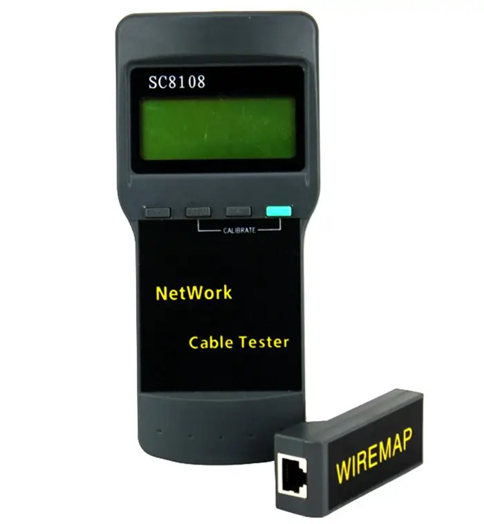 SC8108 original multifunctional network cable tester, measure cable length, and confirm open circuit,/ short circuitdistance.
SC8108 original multifunctional network cable tester, measure cable length, and confirm open circuit,/ short circuitdistance.