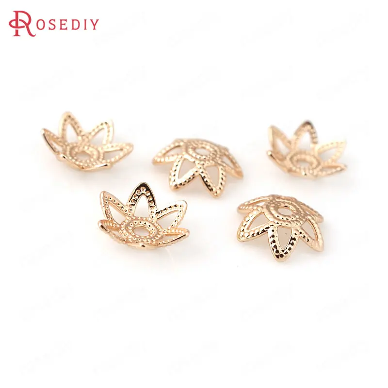 10PCS 8MM 24K Gold Plated Brass Flower Beads Caps High Quality Diy Jewelry Findings Accessories Wholesale
10PCS 8MM 24K Gold Plated Brass Flower Beads Caps High Quality Diy Jewelry Findings Accessories Wholesale
