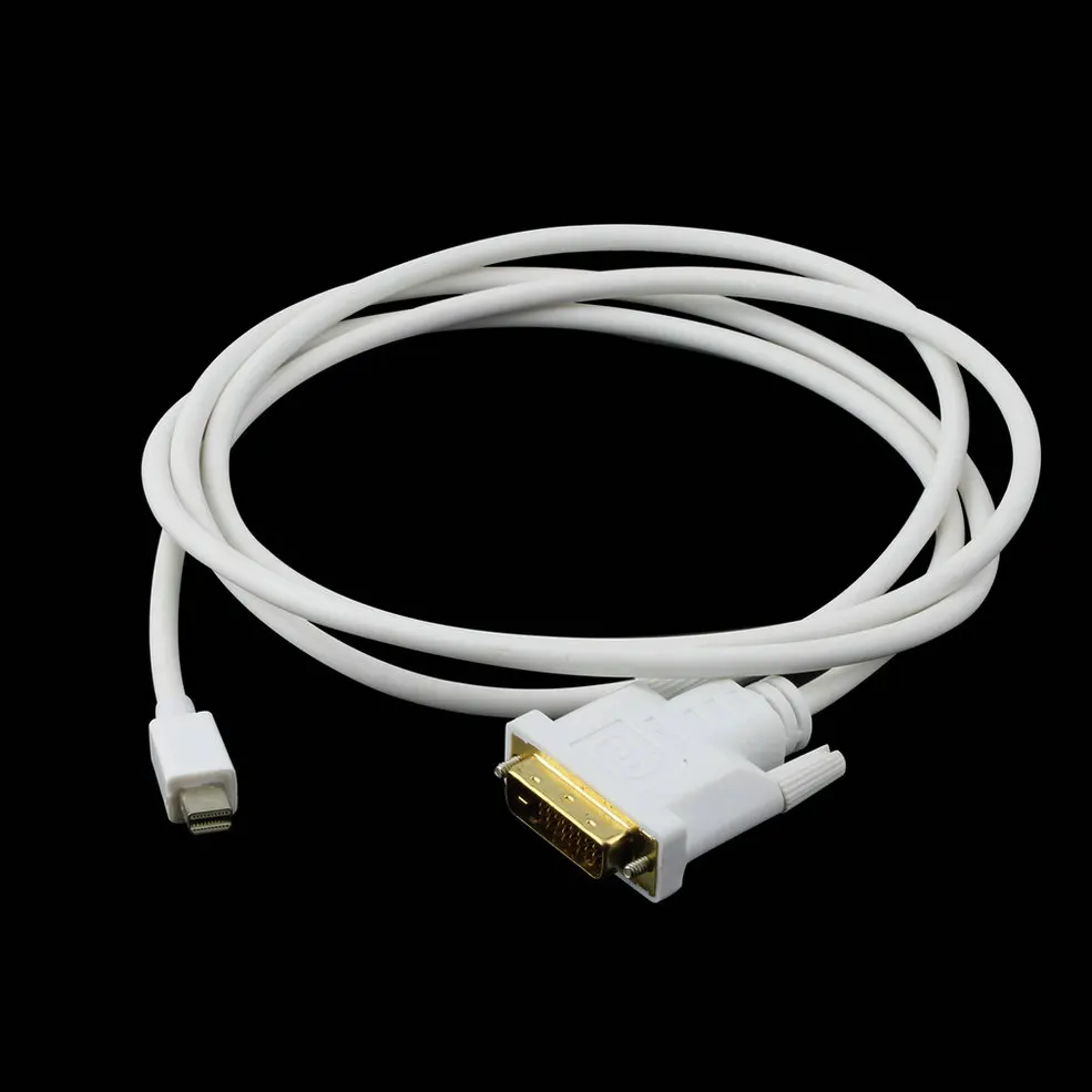 Wholesale Mini Display Port DP Male to DVI Male Adapter Cable Cord White 6FT 1.8M
Wholesale Mini Display Port DP Male to DVI Male Adapter Cable Cord White 6FT 1.8M
