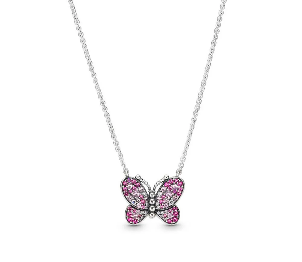 Kaliyah 100% 925 Sterling Silver New 2019 Spring 397931 Nccmx Gorgeous Rose Butterfly Jewels Collar With Original Women
Kaliyah 100% 925 Sterling Silver New 2019 Spring 397931 Nccmx Gorgeous Rose Butterfly Jewels Collar With Original Women