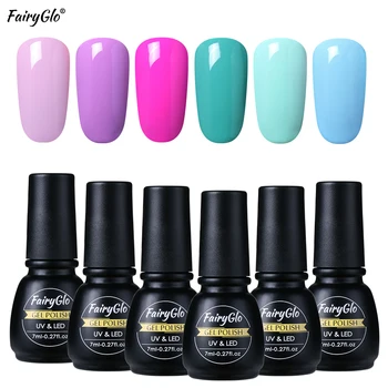 FairyGlo 6pieces/lot Pure Color Gel Varnish with a Gift Box Semi Permanent 7ml Gel Nail Polish Nail Art Enamel Nails Lacuqer
FairyGlo 6pieces/lot Pure Color Gel Varnish with a Gift Box Semi Permanent 7ml Gel Nail Polish Nail Art Enamel Nails Lacuqer