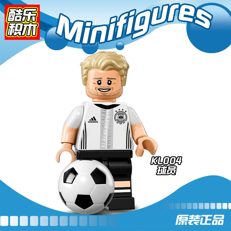 Image Single Sale Building Blocks Marvel Andre Schurrle Minifigures No. 9 German Soccer Team Super Heroes Toys for children Gift KL004