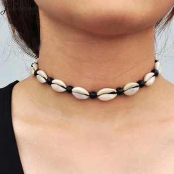 Jisensp Bohemian Shell Jewelry Fashion Beach Seashell Beads Choker Necklaces Vintage Ethnic Shell Charm Necklace for Women
Jisensp Bohemian Shell Jewelry Fashion Beach Seashell Beads Choker Necklaces Vintage Ethnic Shell Charm Necklace for Women