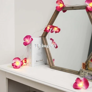 Handmade Orchid Flower Indoor String Lights,Battery floral holiday lighting, Vase flower Party garland Home Wedding decoration
Handmade Orchid Flower Indoor String Lights,Battery floral holiday lighting, Vase flower Party garland Home Wedding decoration