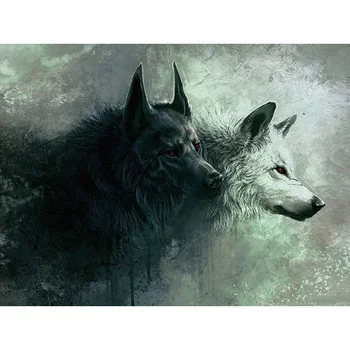 5D Diy Diamond Painting Cross Stitch two Wolves Home Decor Full Rhinestones Mosaic Inlay Diamond Embroidery Handcraft
5D Diy Diamond Painting Cross Stitch two Wolves Home Decor Full Rhinestones Mosaic Inlay Diamond Embroidery Handcraft