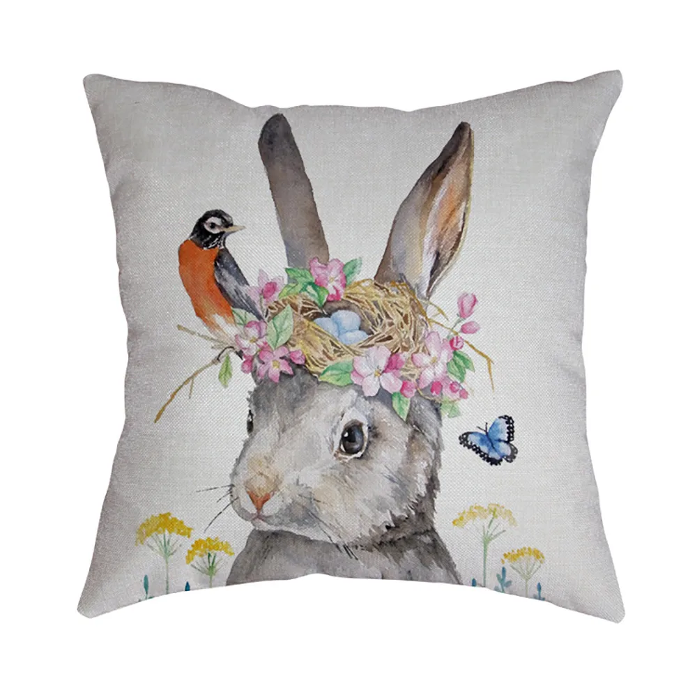 Easter Sofa Bed Home Decoration Cushion Cover Bunny Rabbit Egg Print Cotton Linen Festival Pillow Cover Happy Easter Pillowcase
Easter Sofa Bed Home Decoration Cushion Cover Bunny Rabbit Egg Print Cotton Linen Festival Pillow Cover Happy Easter Pillowcase