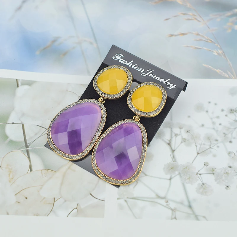 rhinestone earrings