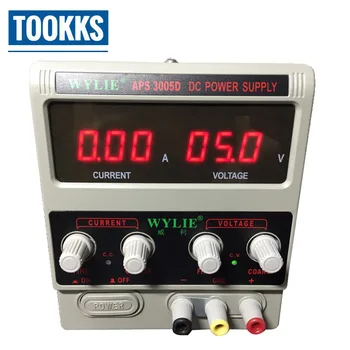 WYLIE 3005D High Precision Adjustable Digital DC Power Supply 30V/5A Switching Power Supply 220v For laptop phone repair
WYLIE 3005D High Precision Adjustable Digital DC Power Supply 30V/5A Switching Power Supply 220v For laptop phone repair