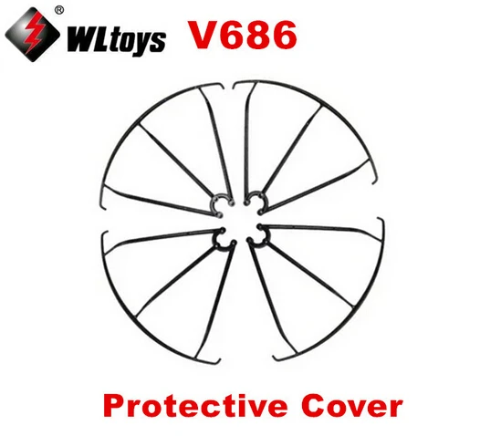 WLtoys V686 V686G V686K запасные части Защитная крышка пропеллер Бесплатная доставка |