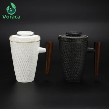 Ceramic Coffee Mug Teacup With Filter Wooden Handle Cups Creative Festival Couples Best Gifts 260ML Ceramic Cup With Gift Box
Ceramic Coffee Mug Teacup With Filter Wooden Handle Cups Creative Festival Couples Best Gifts 260ML Ceramic Cup With Gift Box