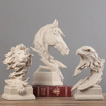 Nordic Style Resin Animal Software Retro Horsehead Figurines Arrangement Study TV Cabinet Model Room Animals Statue Decoration
Nordic Style Resin Animal Software Retro Horsehead Figurines Arrangement Study TV Cabinet Model Room Animals Statue Decoration