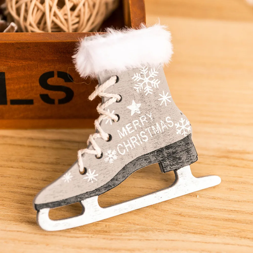 Snowflake Pattern Wooden Sleds Boots Christmas Xmas Tree Hanging Pendantnavidad 2018 happy new year santa
Snowflake Pattern Wooden Sleds Boots Christmas Xmas Tree Hanging Pendantnavidad 2018 happy new year santa