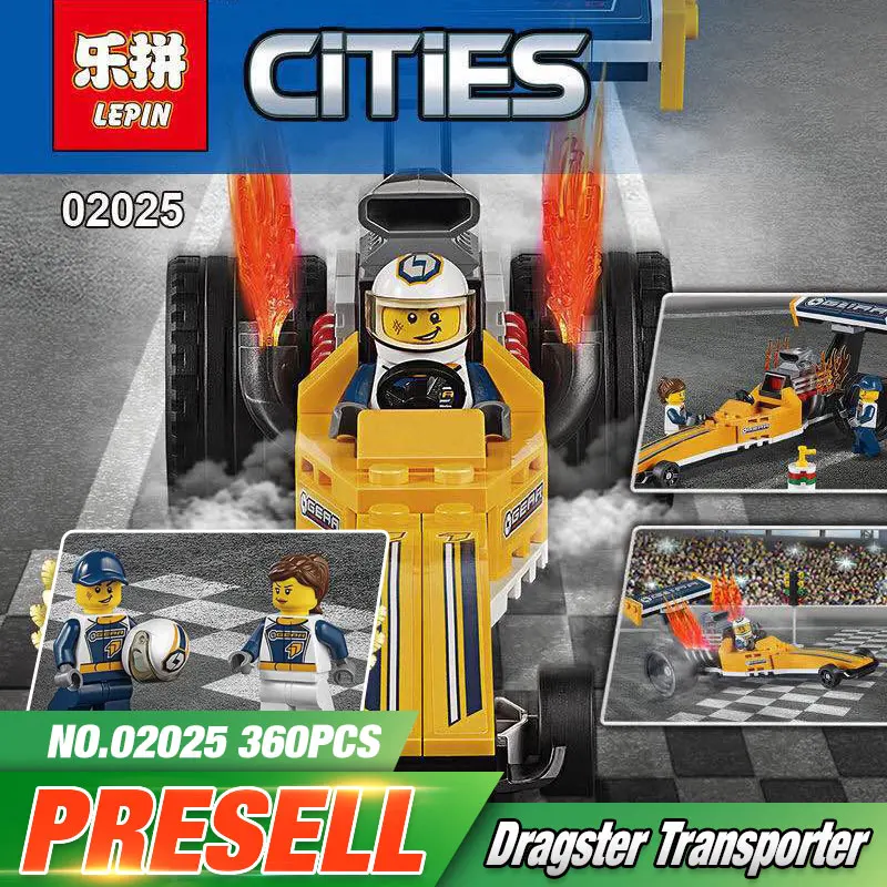 Lepin 02025 360Pcs City Series The High Speed Racer Transporter Set Children Educational Building Blocks Funny Toys Model 60151
Lepin 02025 360Pcs City Series The High Speed Racer Transporter Set Children Educational Building Blocks Funny Toys Model 60151