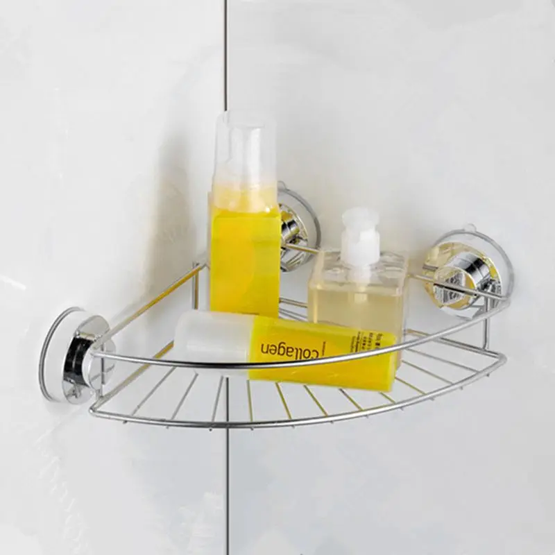 Seamless Suction Cup Rack Bathroom Kitchen Stainless Steel Wall-Mounted Tripod Storage Basket Strong Suction Cup Triangle Rack
Seamless Suction Cup Rack Bathroom Kitchen Stainless Steel Wall-Mounted Tripod Storage Basket Strong Suction Cup Triangle Rack