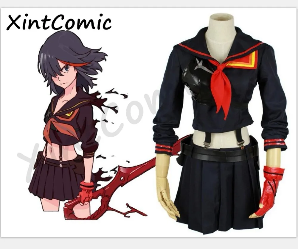 2019 KILL la KILL Ryuko Matoi Cosplay Costume Anime Party Dress halloween costumes for women Girls Custom Made Uniform
2019 KILL la KILL Ryuko Matoi Cosplay Costume Anime Party Dress halloween costumes for women Girls Custom Made Uniform