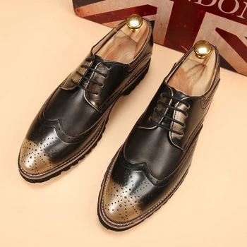 New Carved PU Leather Male Oxfords Spring And Autumn Brush Color Pointed Toe Daily Business Casual Shoes
New Carved PU Leather Male Oxfords Spring And Autumn Brush Color Pointed Toe Daily Business Casual Shoes